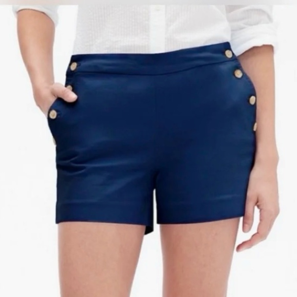 Banana Republic 4” Pique Sailor Shorts Size 6 Preppy Old Money Coastal